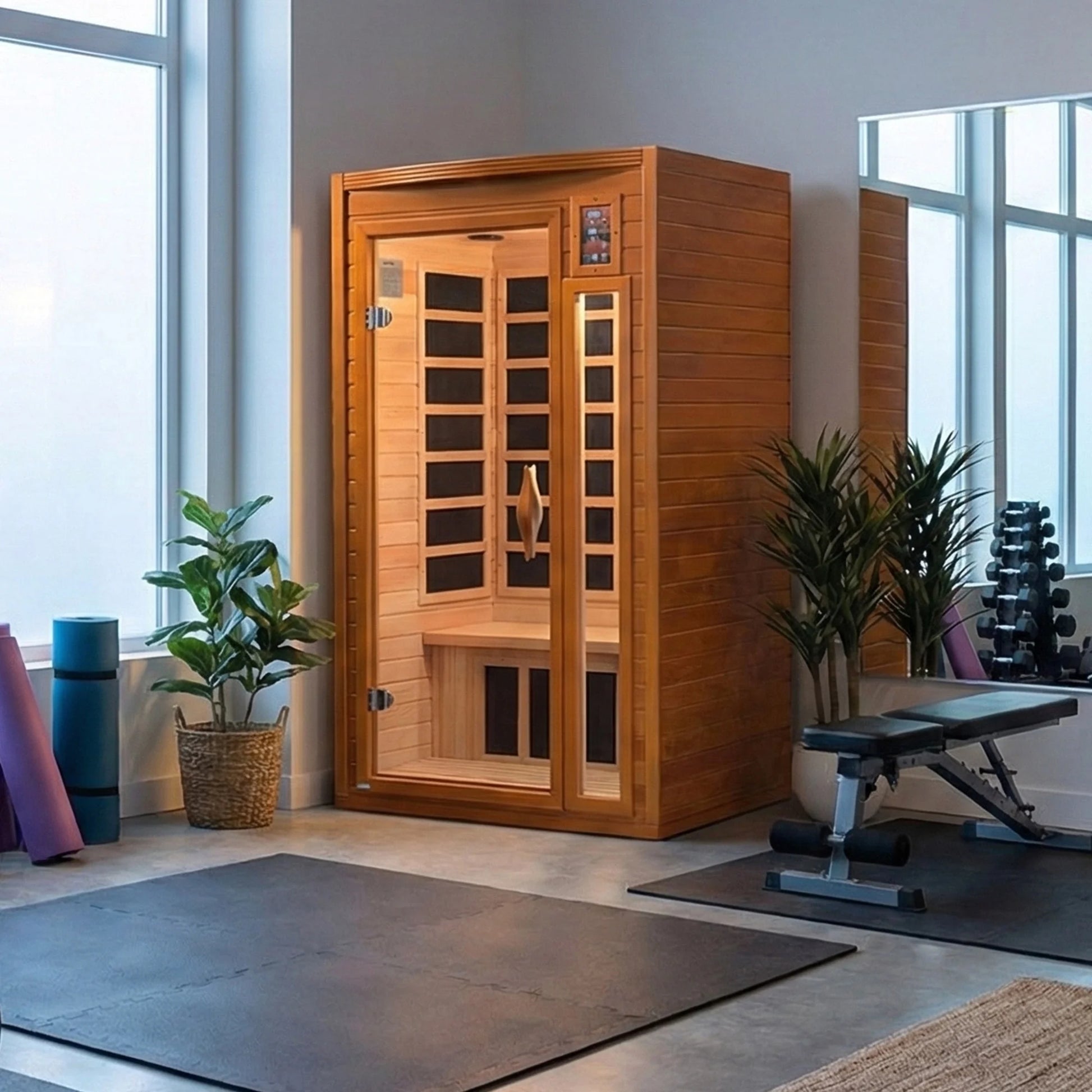 Barcelona 1 to 2 Person Low EMF FAR Infrared Home Sauna