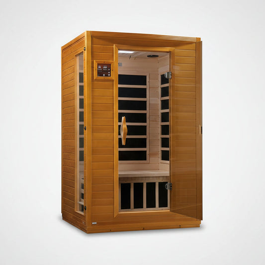 Andora 2-Person Low EMF FAR Infrared Sauna, Canadian Hemlock